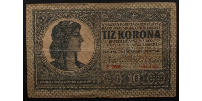 10 Korona 1919